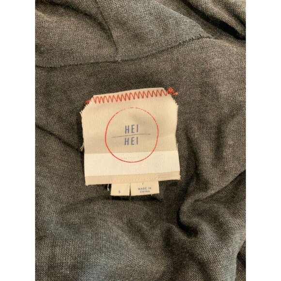 Hei Hei Anthropologie Army Green "Cascade" Anorak Jacket, Size Small - Picture 8 of 8